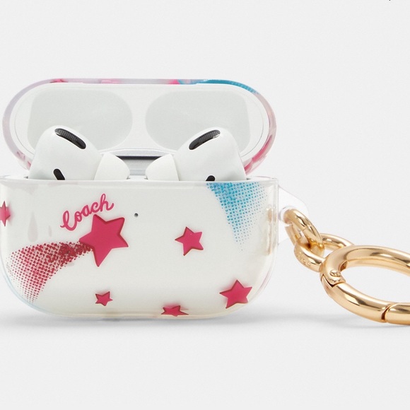 Coach Other - NEW Coach AirPods Pro Case With Stars Print
